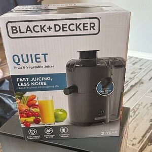 Black & Decker Quiet Juicer - Black